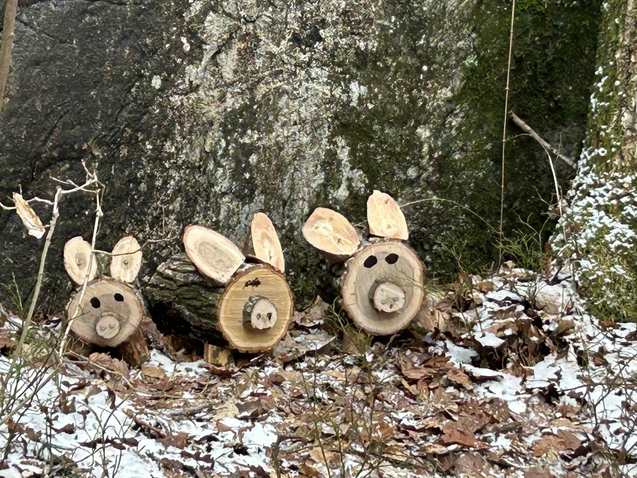 Eventyrstien, tre små griser i tre