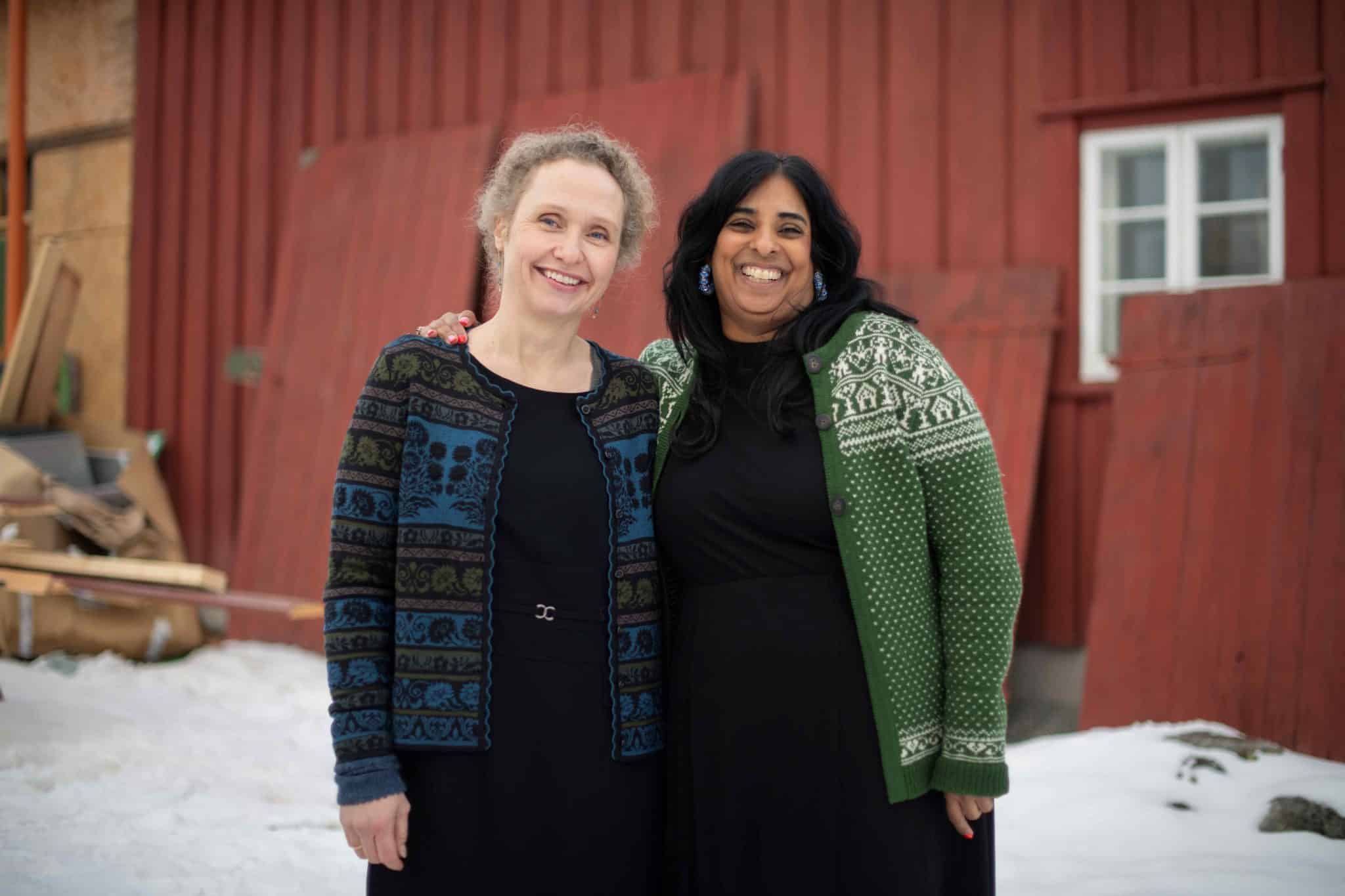 Christine Hermansen og Lubna Jaffery Foto Mulle Media