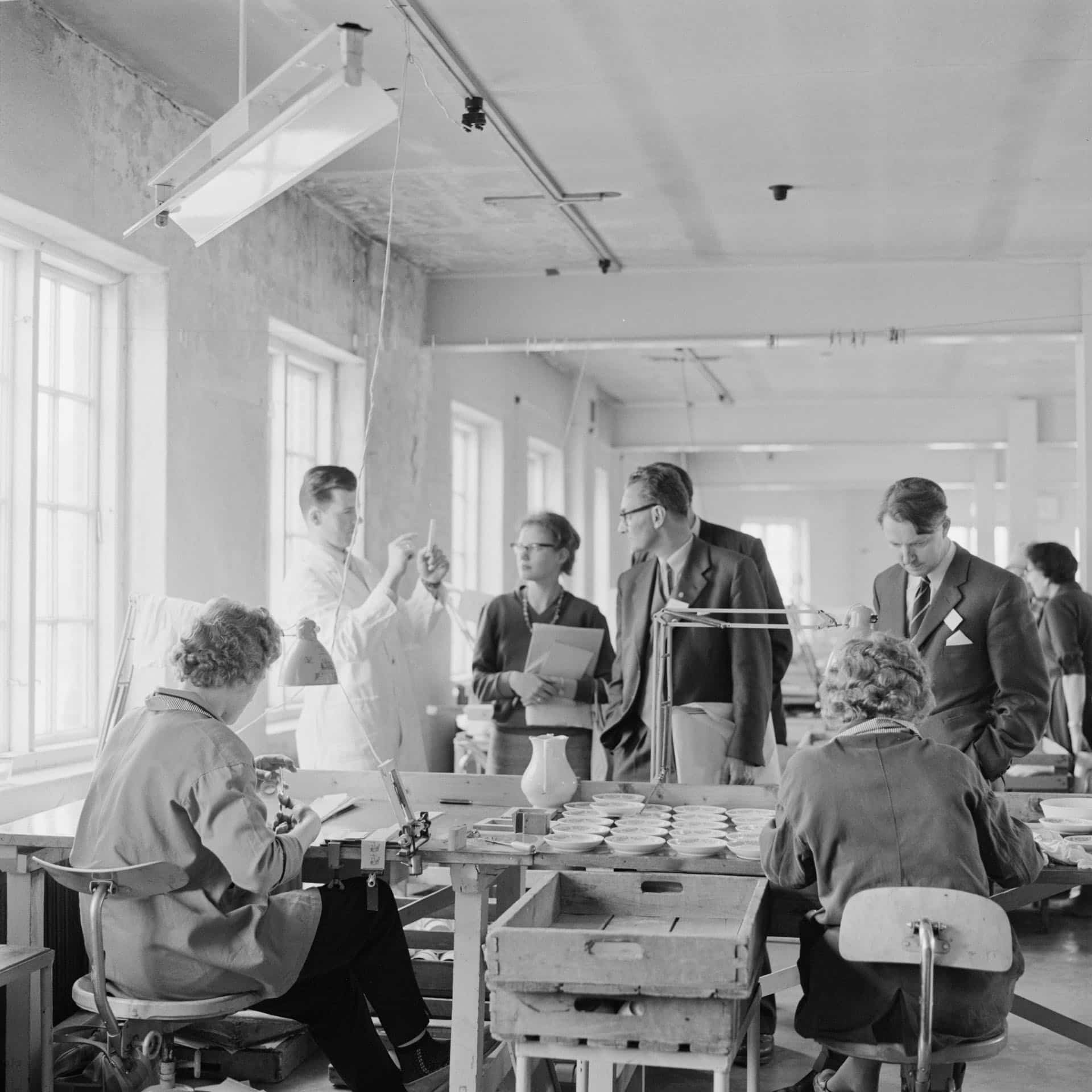 Porsgrunn Porselensfabrikk, pressefolk Apland