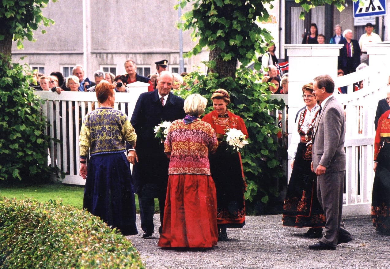 Harald og Sonja i Brekkeparken, Skien, år 2000
