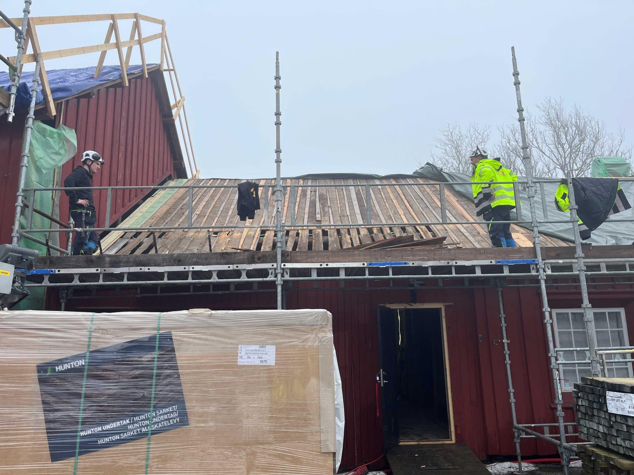 Restaurering av Henrik Ibsens barndomshjem på Venstøp i Skien.