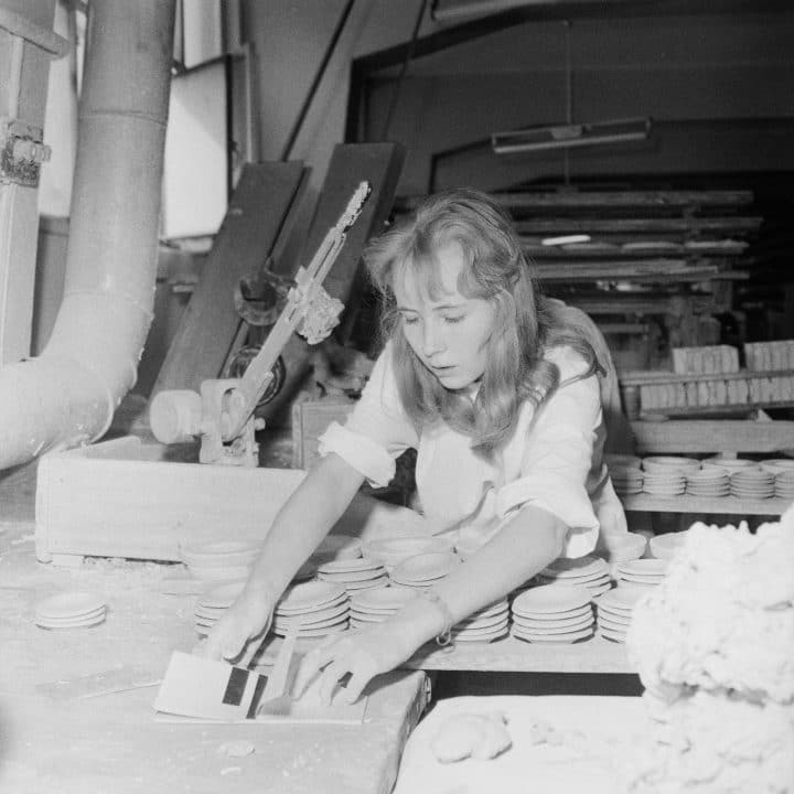 Porsgrunn Porselensfabrikk, pressefolk Apland